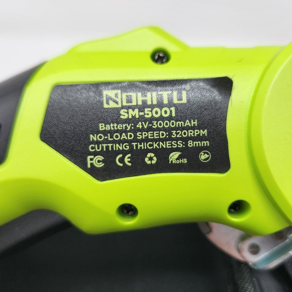 NEW Nohitu Cordless Electric Scissors Cardboard Cutter with Case, etc. - Picture 6 of 7